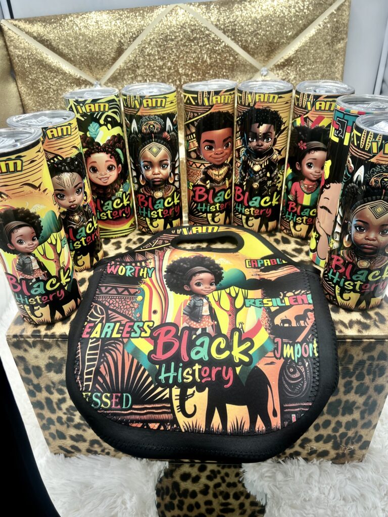 Black History Tumblers and Lunch Tote.